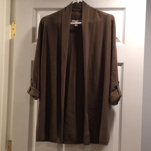 Banana Republic Shawl Collar Open-Front Cardigan